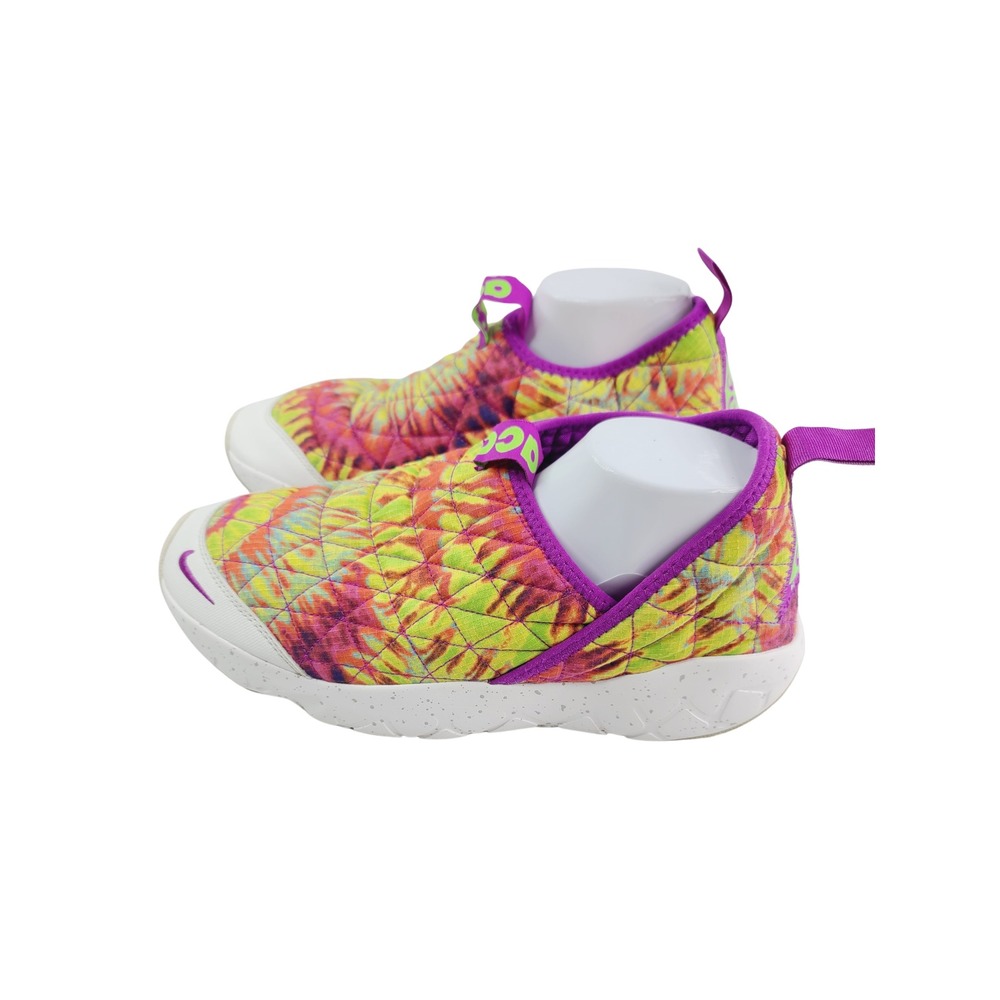 Nike Textile Slip-On Sneakers, Women's,‎ Size 11, Pink/Yellow/White